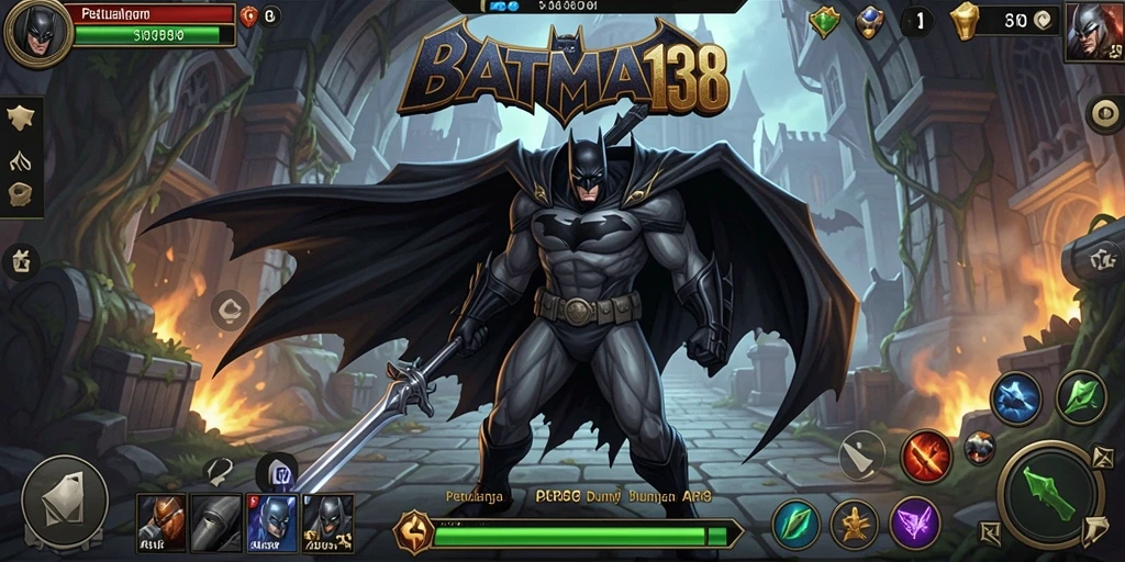 Tampilan gameplay ARPG yang seru dan mendebarkan dalam BATMAN138.