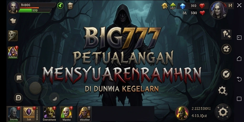 Gambaran gameplay seram dan menegangkan di BIG777.
