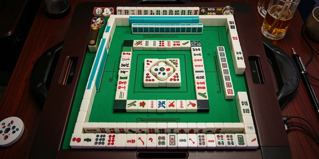 Tampilan gameplay menarik dari BOS88 saat bermain Mahjong.