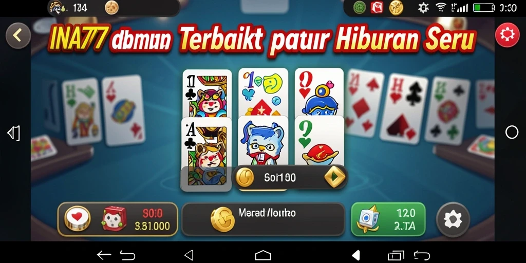 Screenshot gameplay INA777 menampilkan aksi seru permainan Domino.