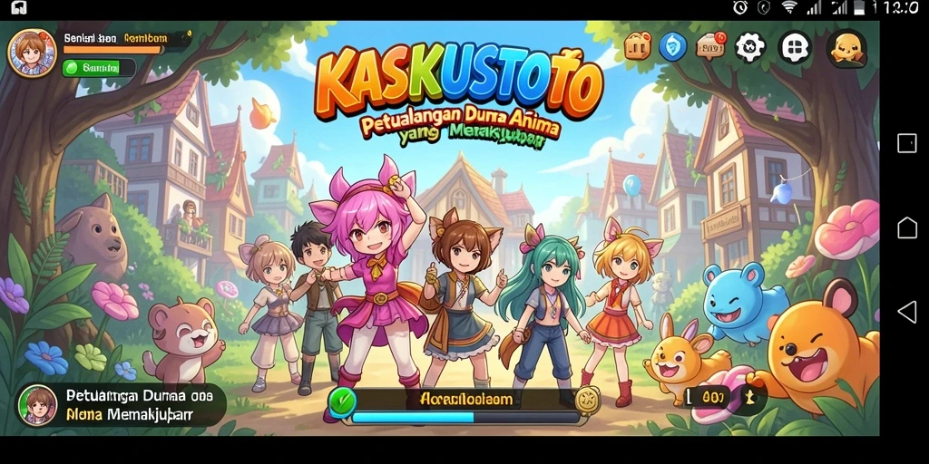Gameplay KASKUSTOTO yang mengasyikkan dengan karakter anime ikonik.