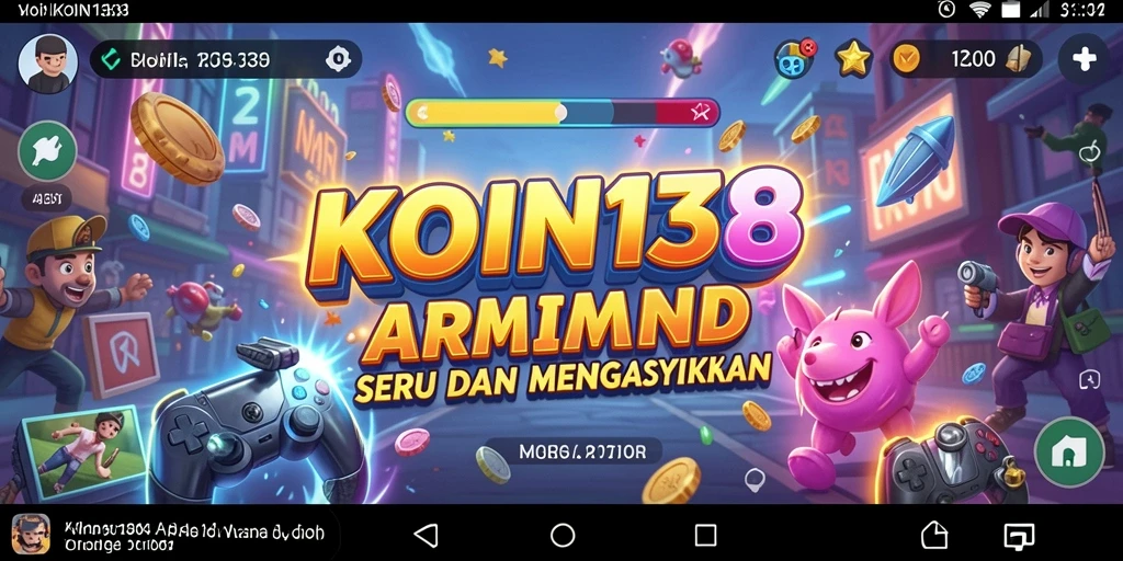 Tampilan gameplay KOIN138 yang penuh aksi dan seru.