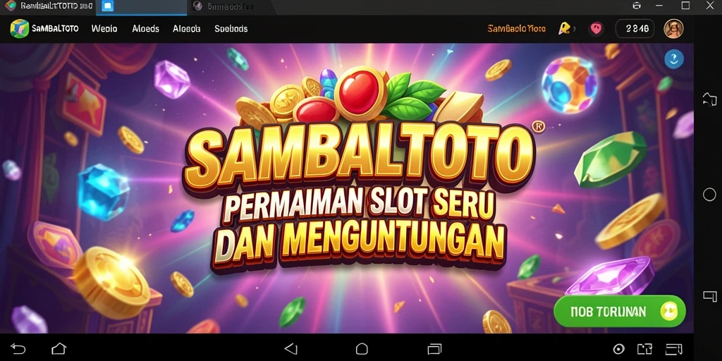 Tampilan gameplay menarik dari SAMBALTOTO dengan berbagai pilihan slot.