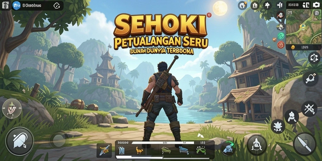 Gameplay SEHOKI yang menarik dalam dunia terbuka yang menakjubkan.