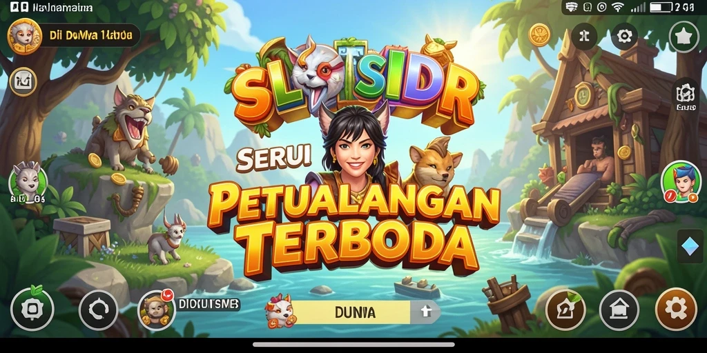 Tampilan gameplay menarik dalam dunia terbuka SLOTSIDR dengan aksi seru.