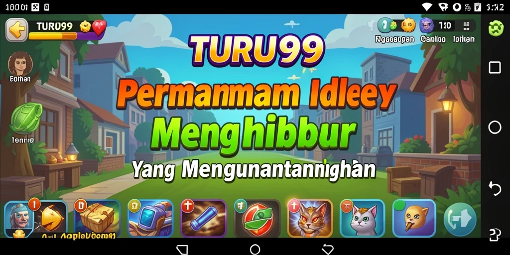 Tampilan gameplay TURU99 yang menyenangkan dan interaktif.