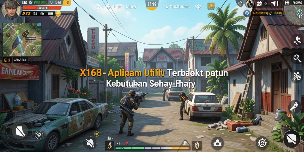 Tampilan utama X168 dengan berbagai fitur Utility.