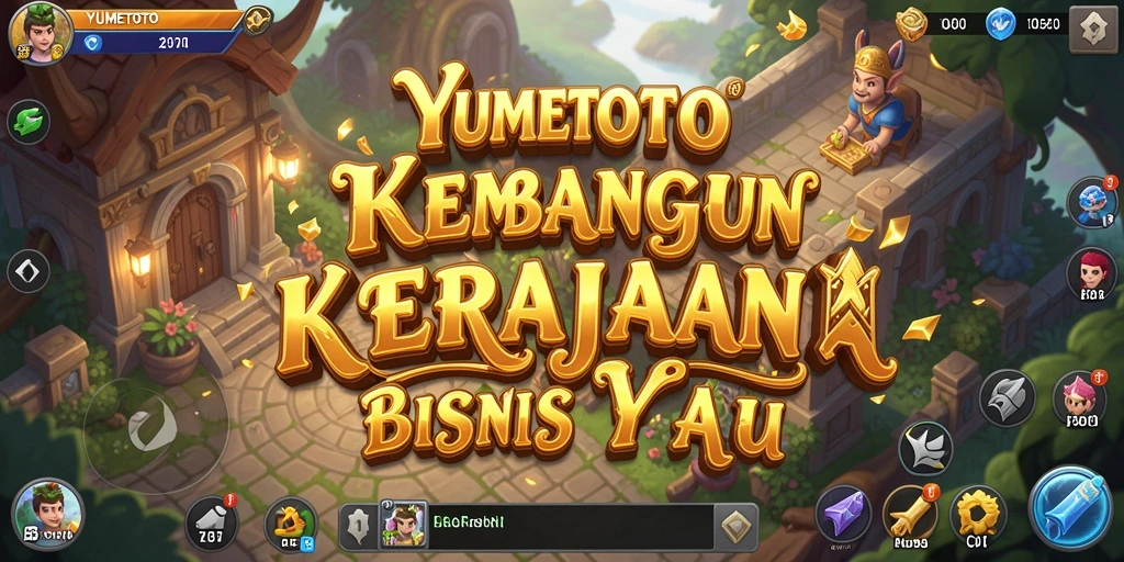 Tangkapan layar YUMETOTO menunjukkan dinamisnya gameplay bisnis Tycoon.